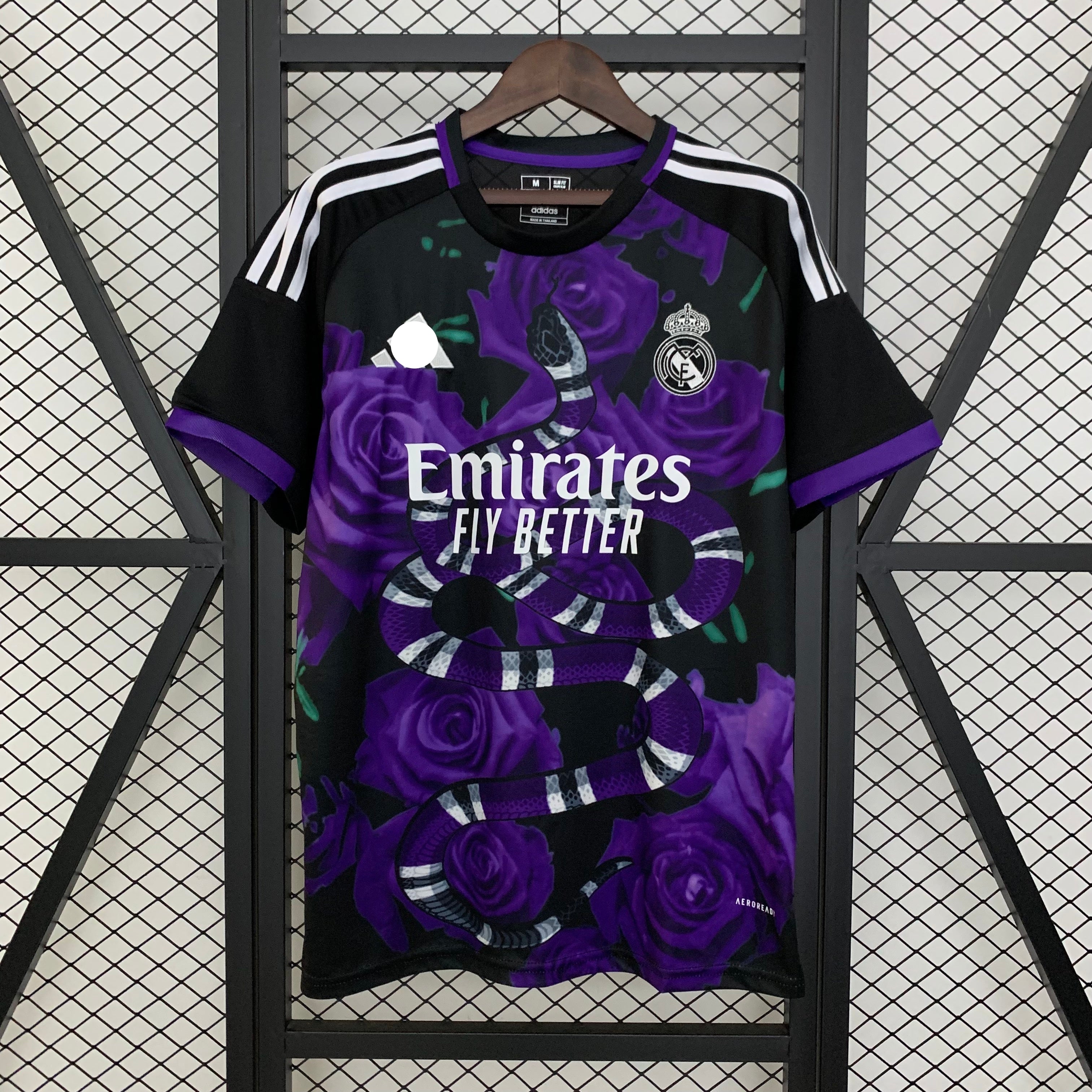 Real Madrid Gucci Purple Rose Concept Football Kit